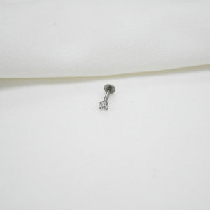 PIERCING SILVER ROSA
