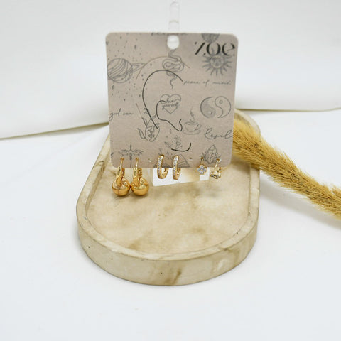 SET DE ARGOLLAS GOLD XVI