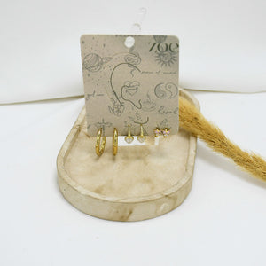 SET DE ARGOLLAS GOLD XVIII