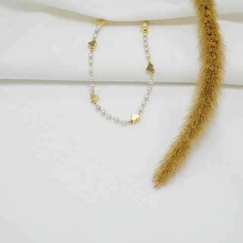 TOBILLERA GOLD PERLAS