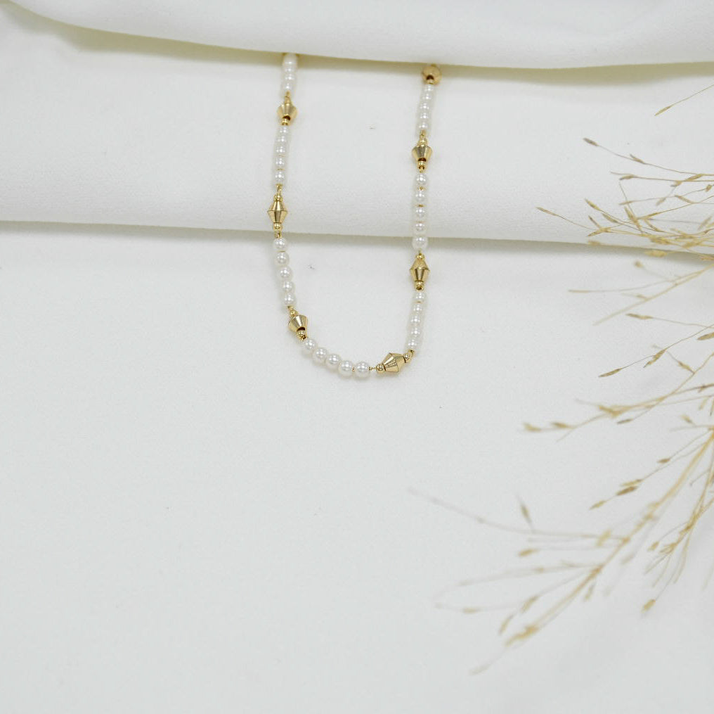 TOBILLERA GOLD PERLAS