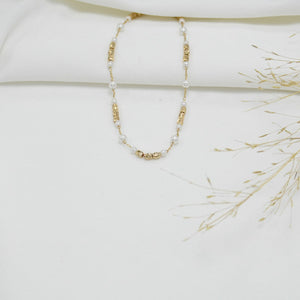 TOBILLERA GOLD PERLAS
