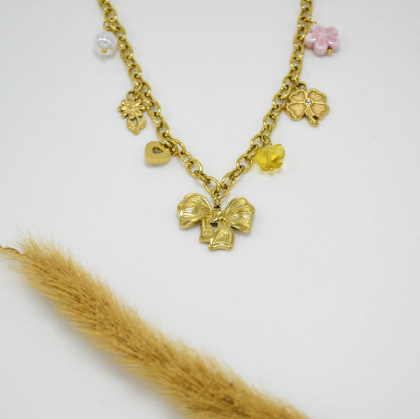 COLLAR GOLD CHUNKY BEREA