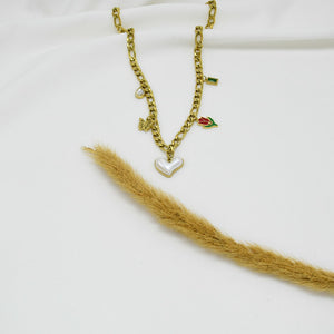 COLLAR GOLD CHUNKY BEREA