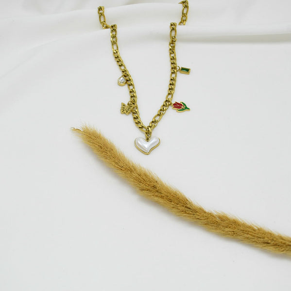 COLLAR GOLD CHUNKY BEREA