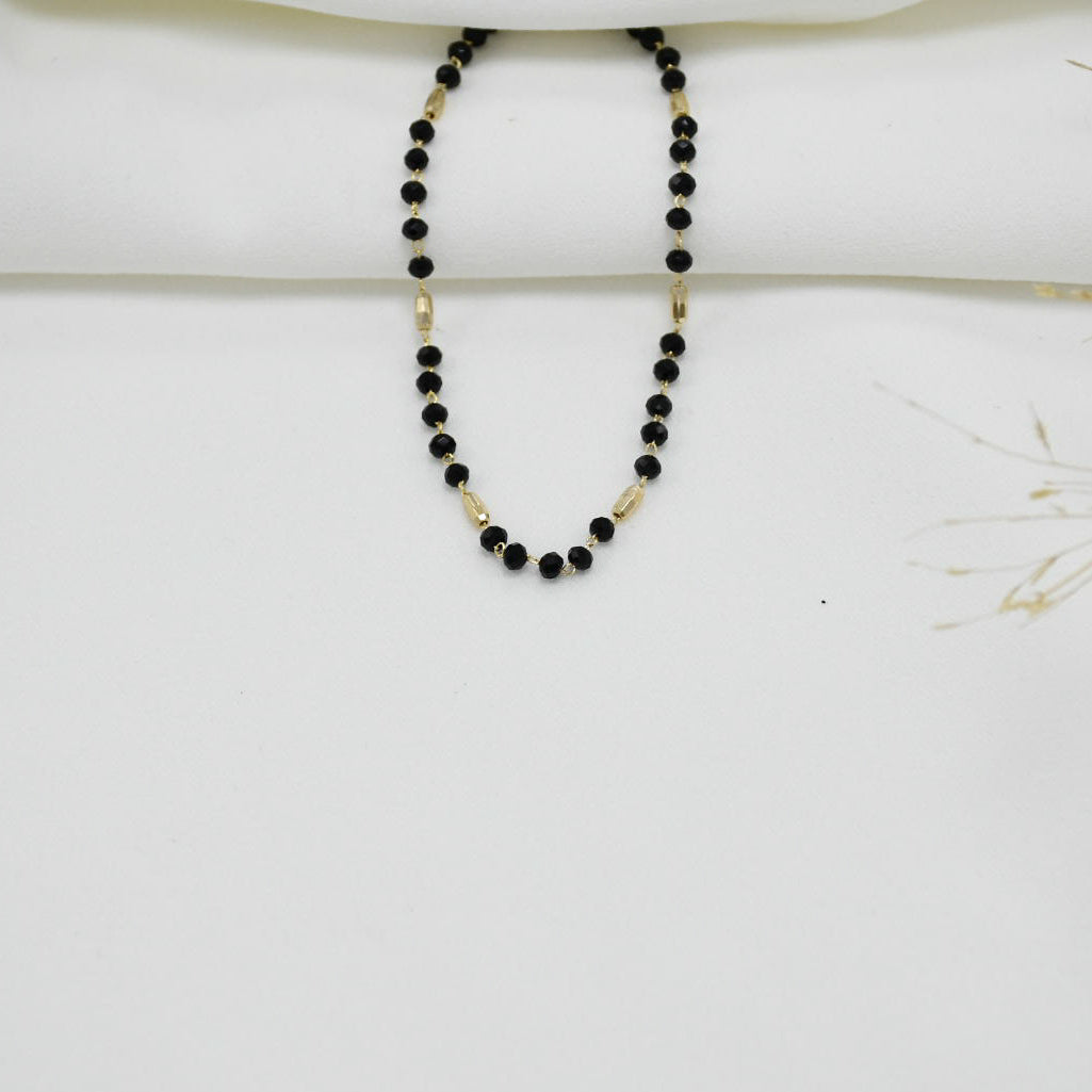 TOBILLERA GOLD BLACK