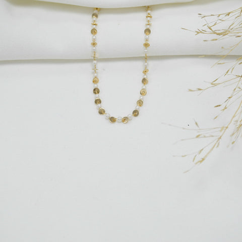 TOBILLERA GOLD PERLAS