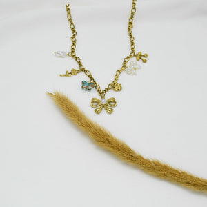 COLLAR GOLD CHUNKY AURORA