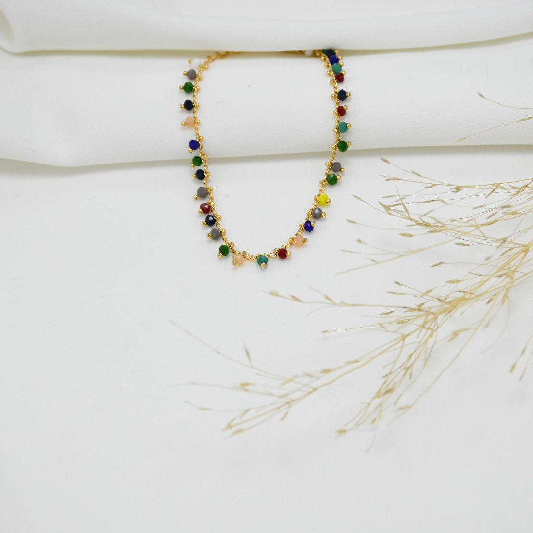 TOBILLERA GOLD IRIS