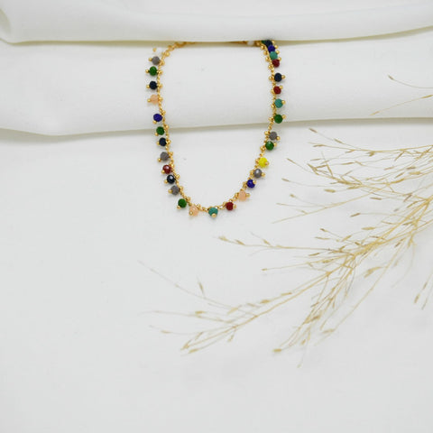 TOBILLERA GOLD IRIS