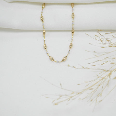 TOBILLERA GOLD PERLAS