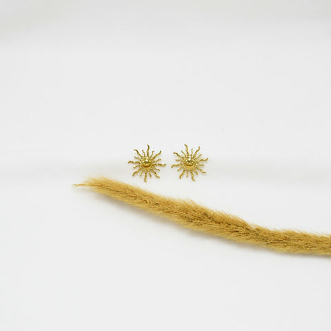 ARETES CHUNKY GOLD SUNSHINE