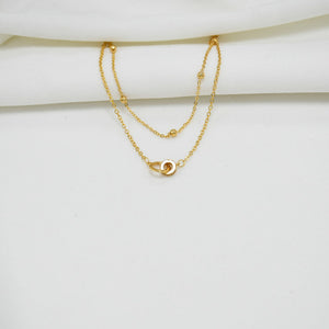 TOBILLERA DOBLE GOLD