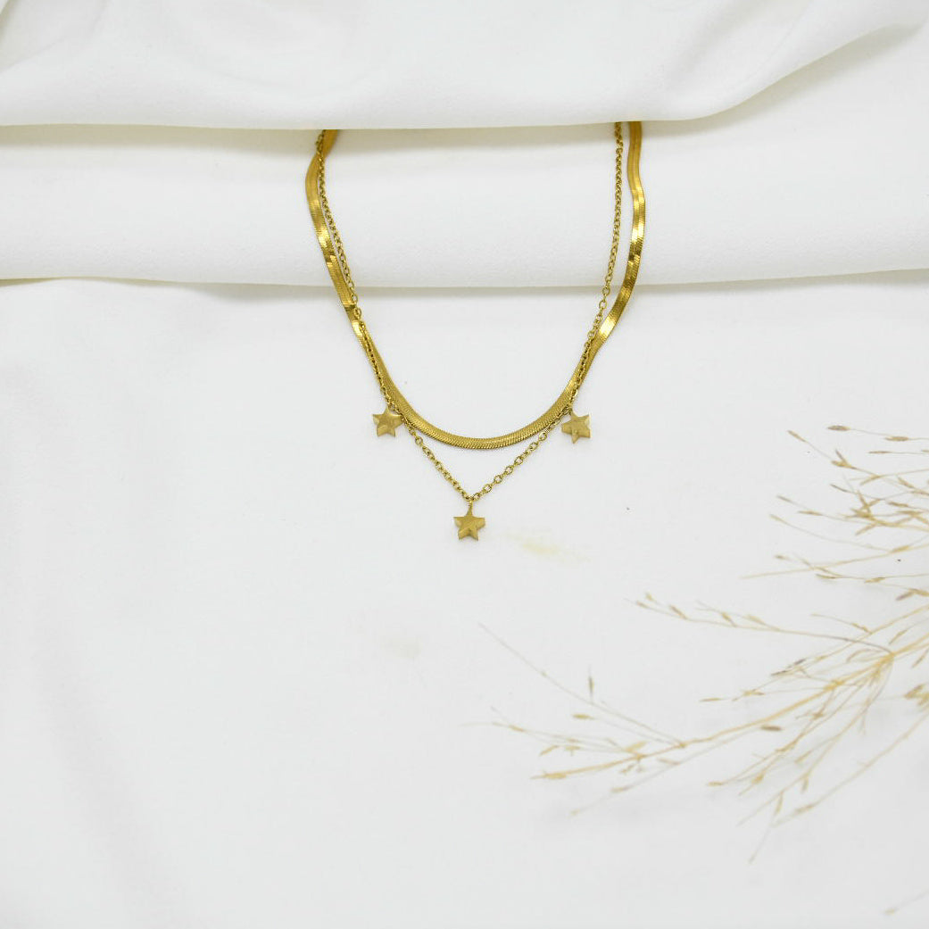 TOBILLERA DOBLE GOLD