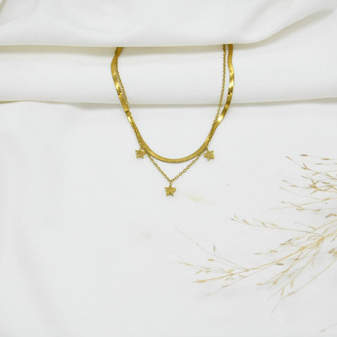 TOBILLERA DOBLE GOLD