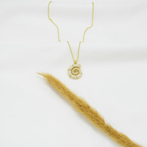 COLLAR GOLD CHUNKY VIOLETA