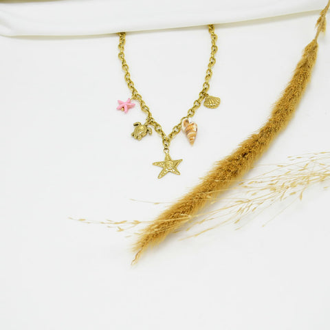 COLLAR GOLD CHUNKY STELLA