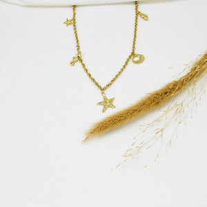 COLLAR GOLD CHUNKY ANNETH