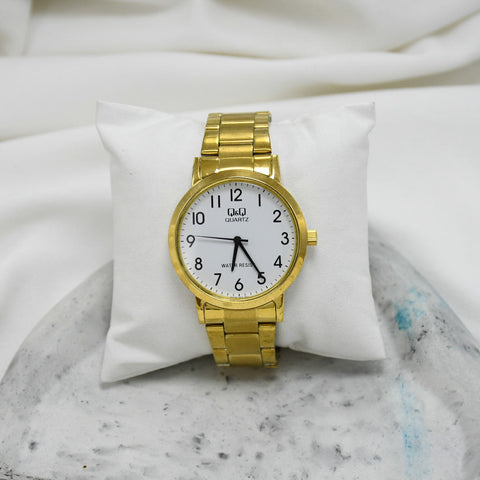 RELOJ VARONIL GOLD Q&Q MARTIN