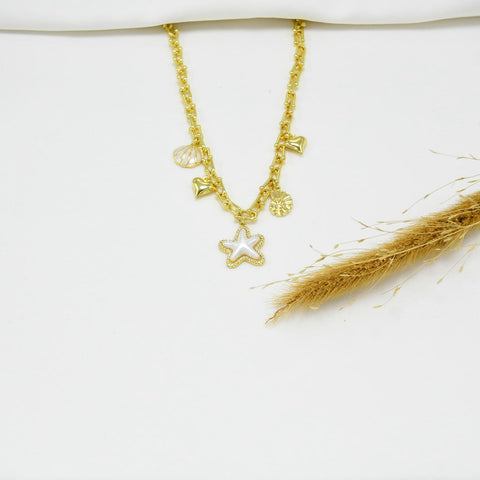 COLLAR GOLD CHUNKY XIMENA