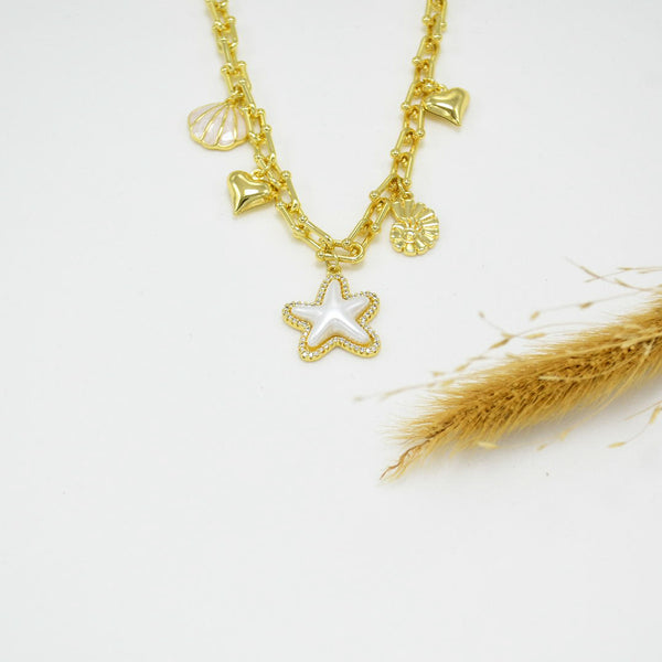 COLLAR GOLD CHUNKY XIMENA