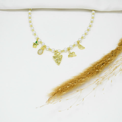 COLLAR GOLD CHUNKY SOFFIE
