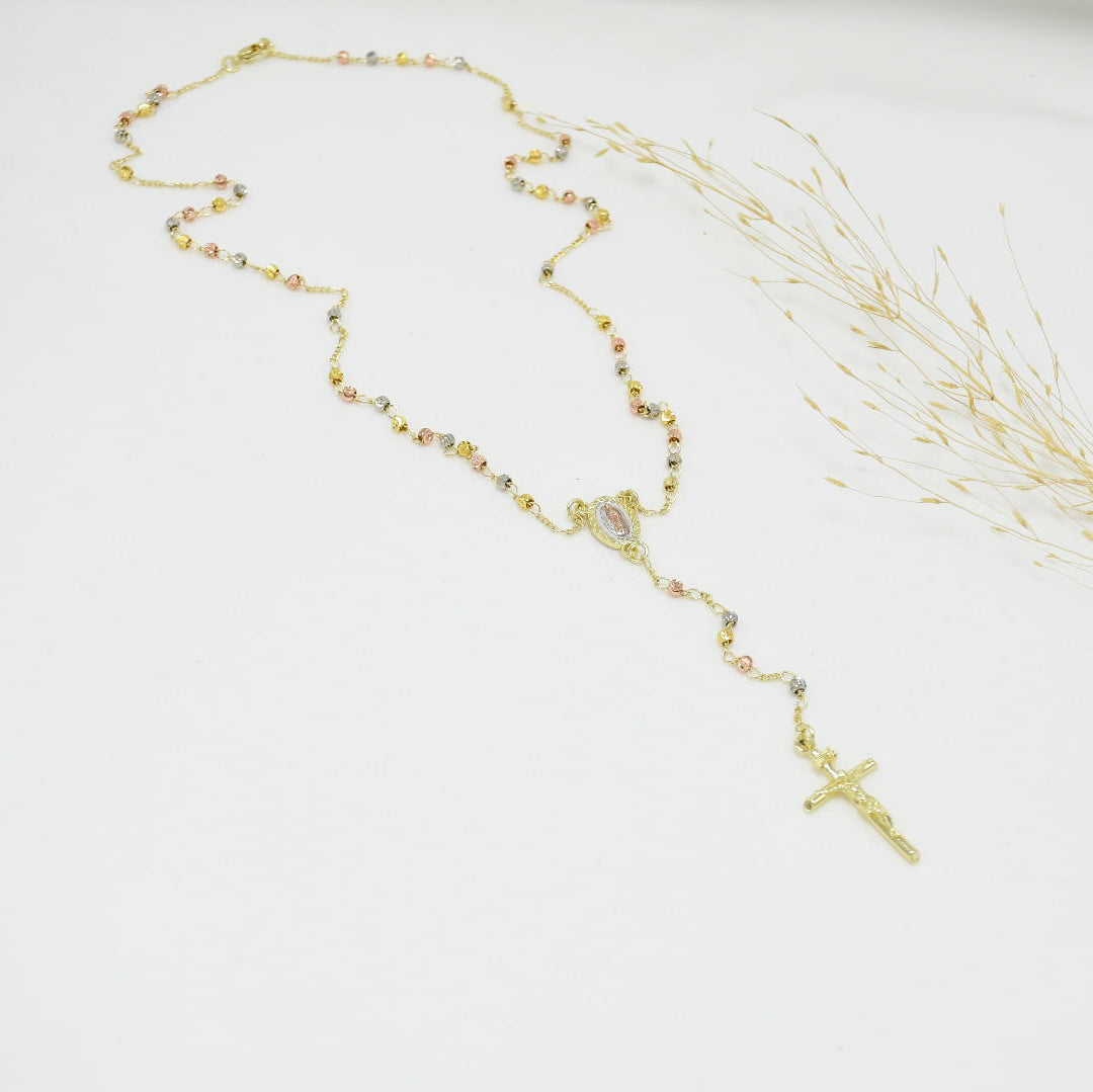 ROSARIO GOLD VIRGEN MARÍA X