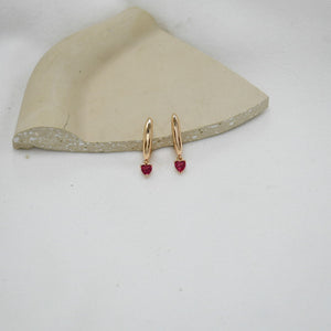 ARGOLLA GOLD PUNTO DE LUZ HEART PINK