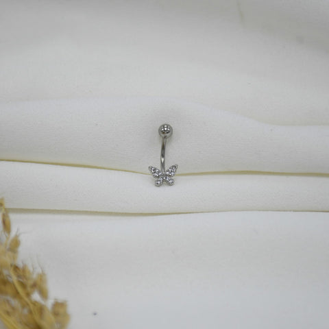 PIERCING DE OMBLIGO SILVER 12