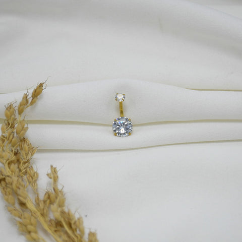 PIERCING DE OMBLIGO GOLD 22