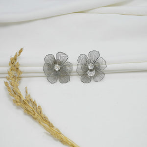 ARETES CHUNKY SILVER ESTEFANY