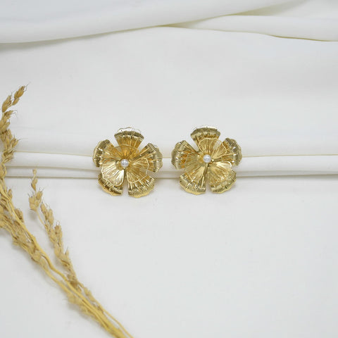 ARETES CHUNKY GOLD KIMY