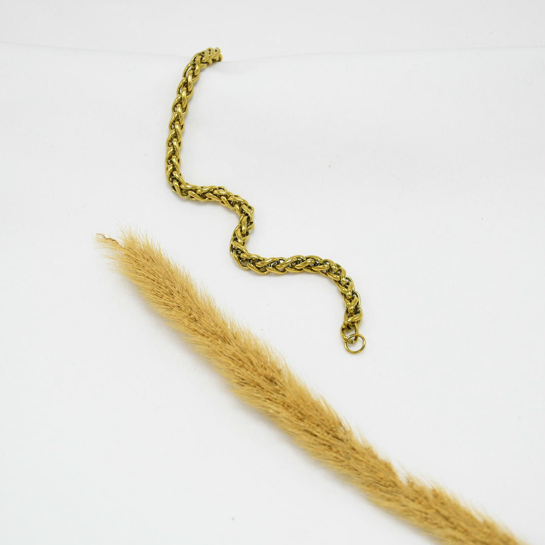 PULSERA VARONIL GOLD MILTON