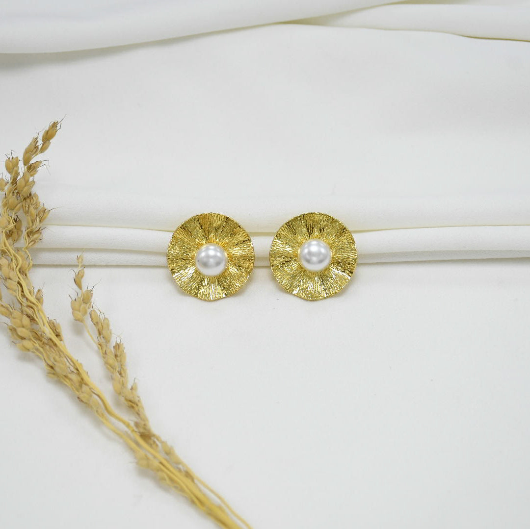 ARETES CHUNKY GOLD PAZ