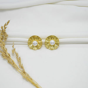 ARETES CHUNKY GOLD PAZ