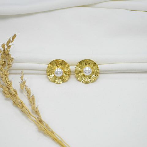 ARETES CHUNKY GOLD PAZ