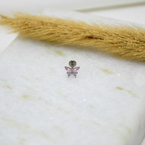 PIERCING DE TITANIO SILVER LUZ