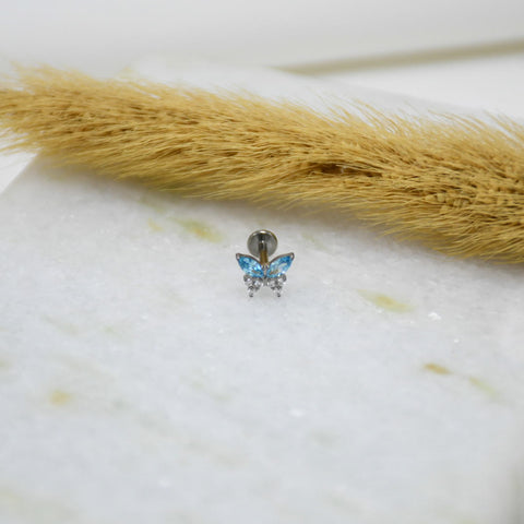 PIERCING DE TITANIO SILVER KALIS