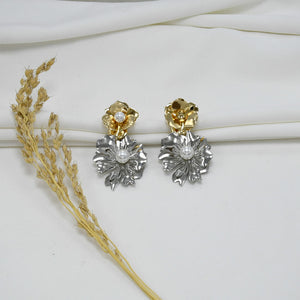 ARETES CHUNKY SILVER & GOLD II