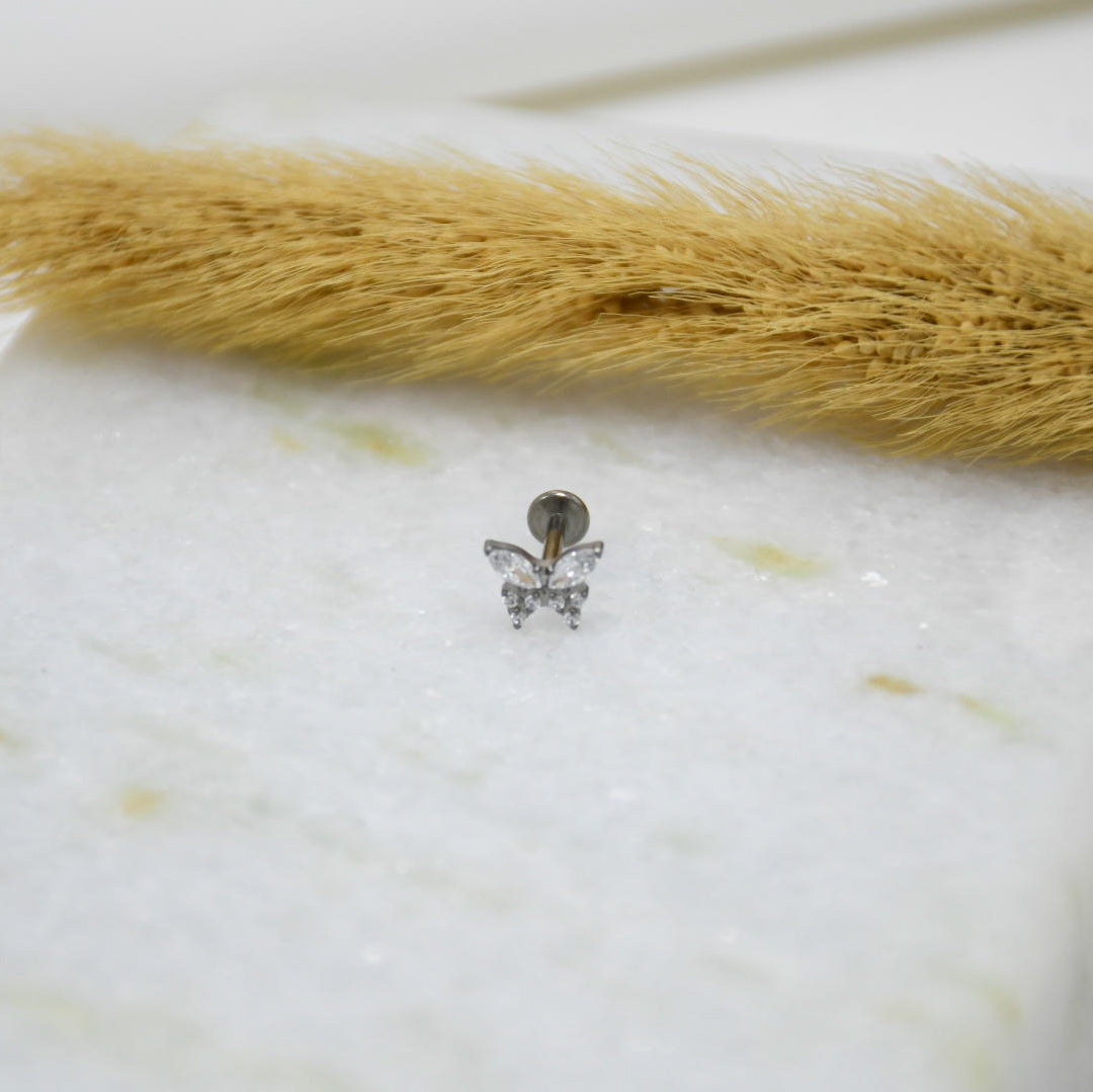 PIERCING DE TITANIO SILVER FRIDA