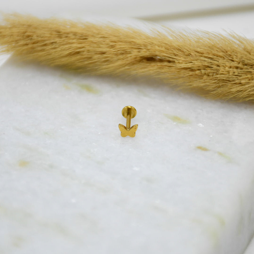 PIERCING DE TITANIO GOLD NINA