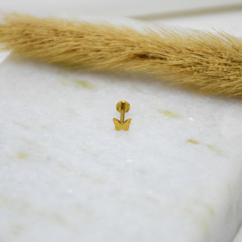 PIERCING DE TITANIO GOLD NINA