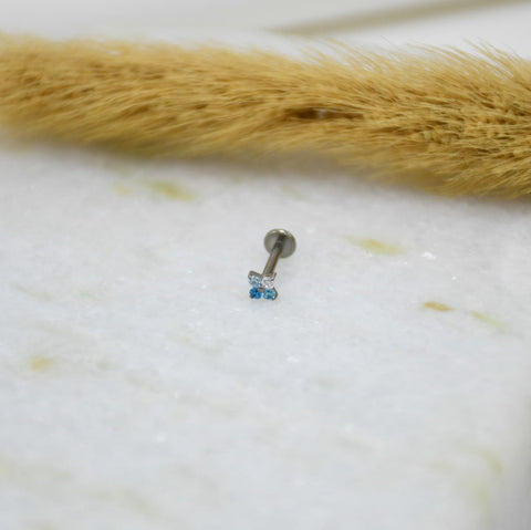 PIERCING DE TITANIO SILVER EMILIA