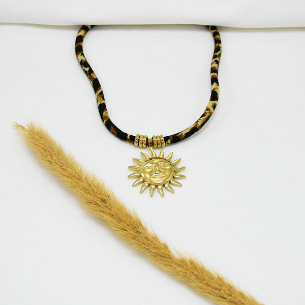 COLLAR BANDANA GOLD CHUNKY SILOE