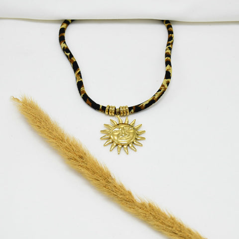 COLLAR BANDANA GOLD CHUNKY SILOE