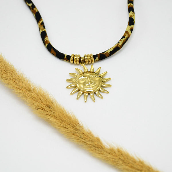 COLLAR BANDANA GOLD CHUNKY SILOE