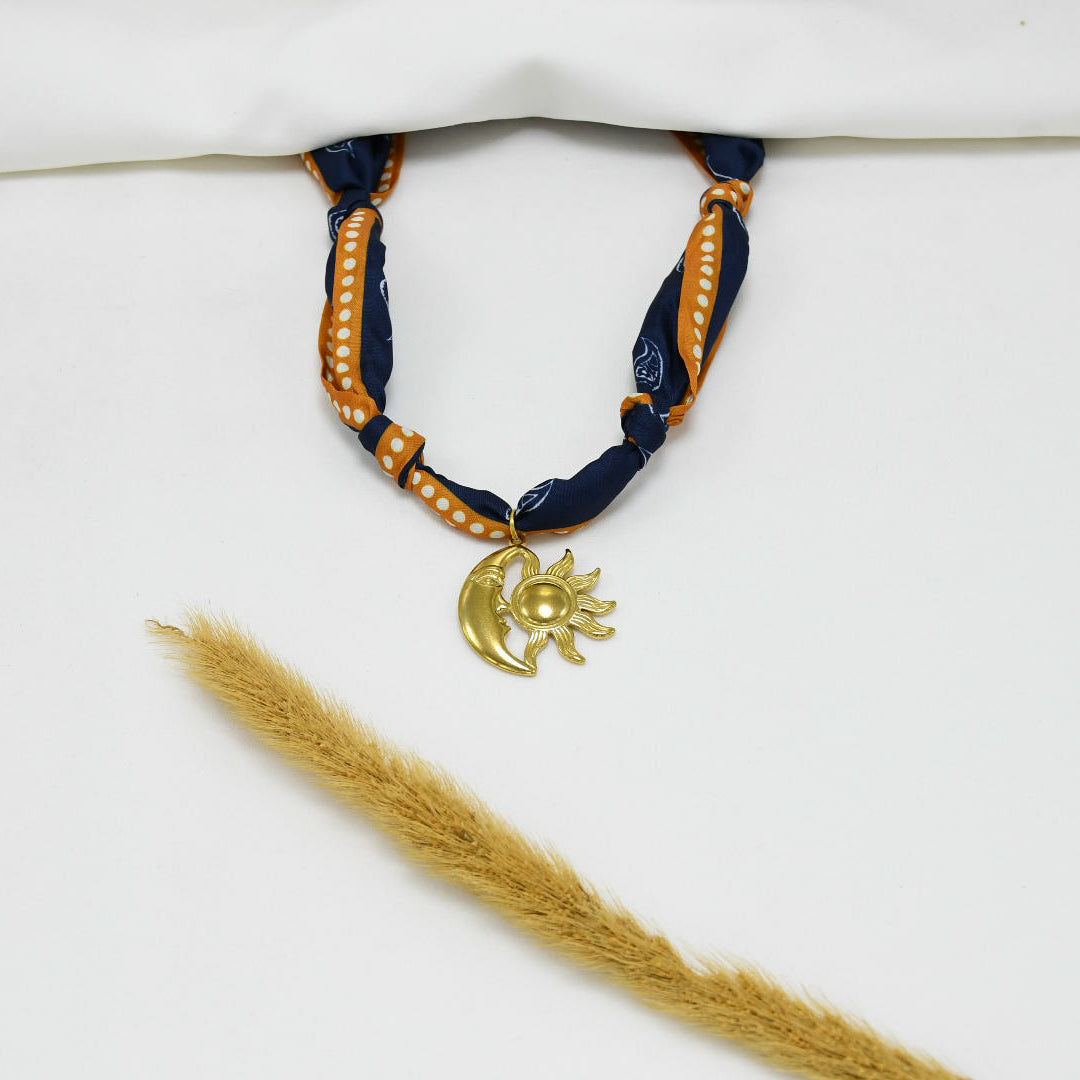 COLLAR BANDANA GOLD CHUNKY LUCERO