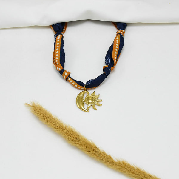 COLLAR BANDANA GOLD CHUNKY LUCERO