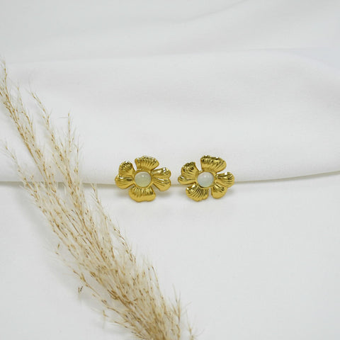 ARETES CHUNKY GOLD YOANA