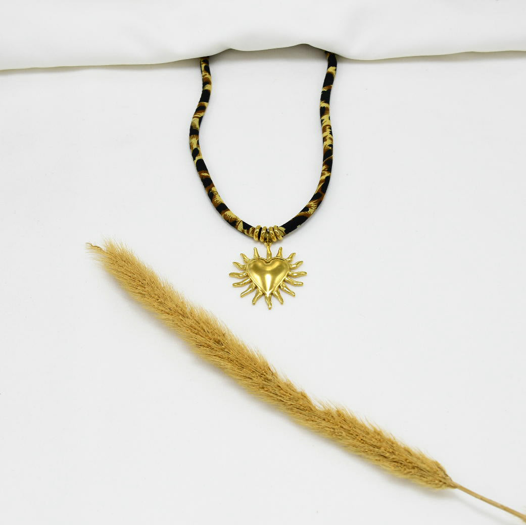 COLLAR BANDANA GOLD CHUNKY FARIA